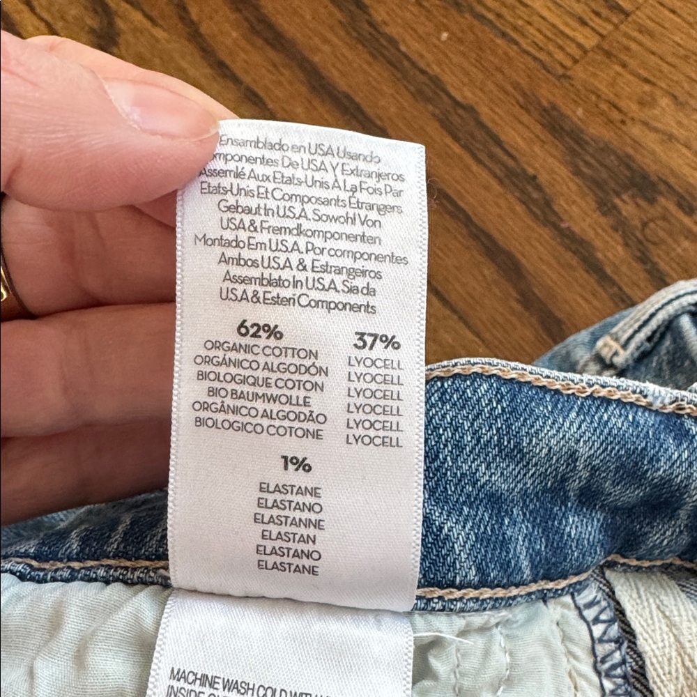 MOTHER The Tomcat Roller Light Blue Flare Jeans 27 - Picture 9 of 9